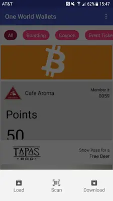 One World Wallets android App screenshot 1